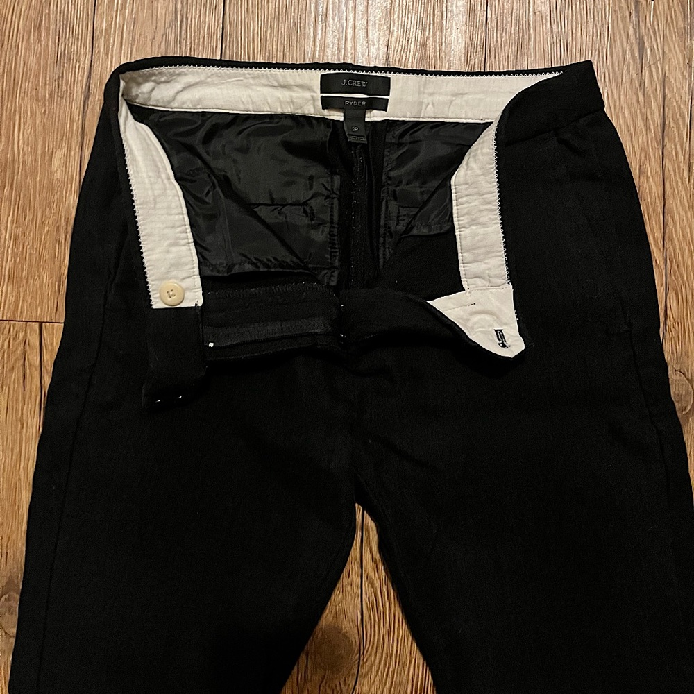 J Crew Cropped Pants, Black